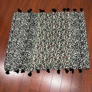 Urban Outfitters Pins & Needles 100% Cotton Tassel Fringe Infinity Scarf / Swim